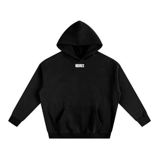 SMILE YOU'RE ON CAMERA BOLD BLACK HOODIE